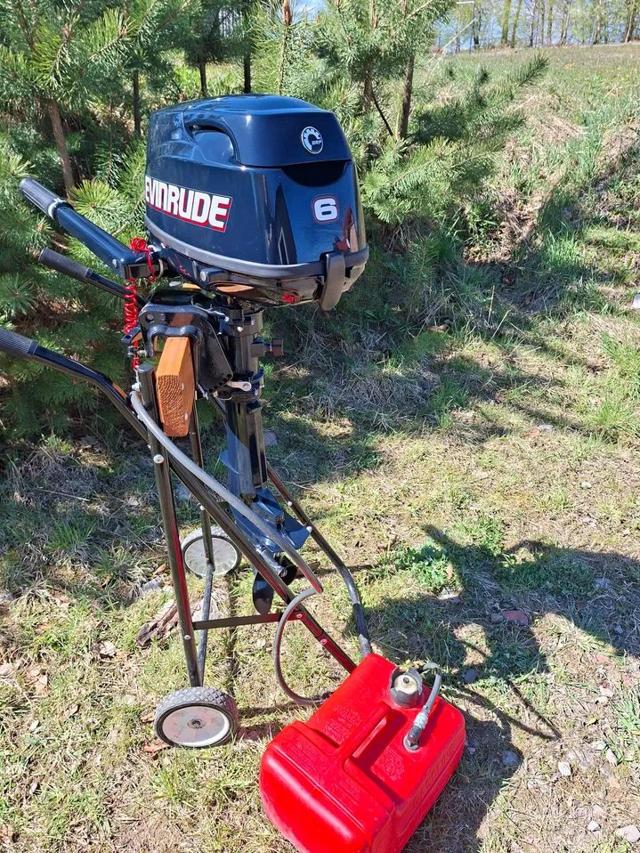 Silnik zaburtowy Evinrude 4t 6km 2012r stopa S