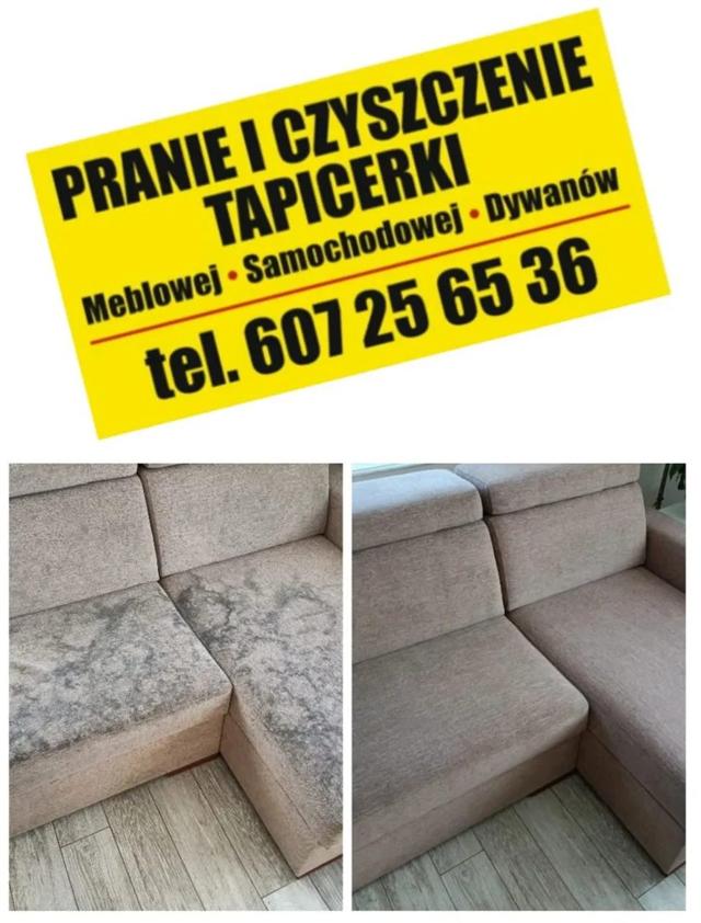 Pranie dywanów,tapicerki meblowej, samochodowej, ozonowanie.