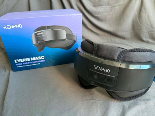 RENPHO Eyeris Masc 2 w 1 masażer głowy i oczu z funkcją ogrzewania