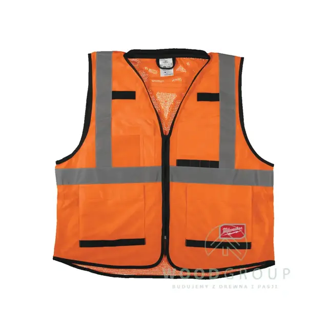 Kamizelka odblaskowa PREMIUM pomarańczowa, rozmiar S/M - 4932471898