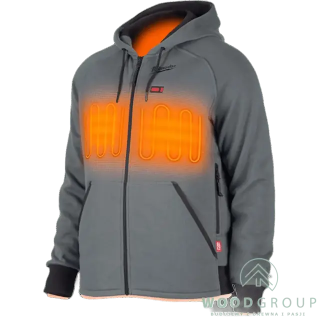 Bluza podgrzewana męska, szara, rozmiar L (baz baterii) - HHGREY4-0 - 4932480068
