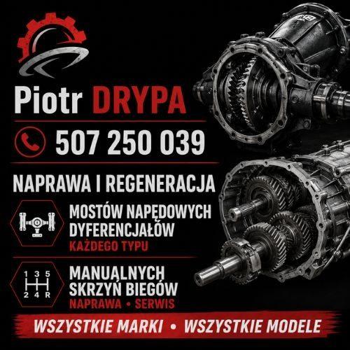 NAPRAWA REGENERACJA MOSTÒW NAPĘDOWYCH DYFERENCJAŁÒW I SKRZYŃ BIEGÓW MANUALNYCH