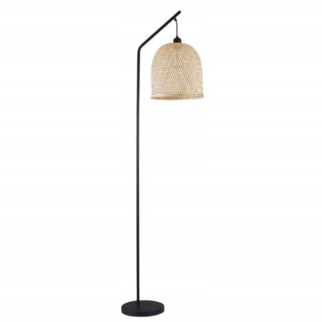 Lampa podłogowa Goldlux RIO Beżowa 170 cm E27 20W do salonu sypialni