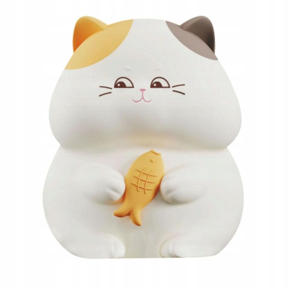 Lampka dekoracyjna nocna LED GATTO mini 3000K akumulator + przewód USB-C