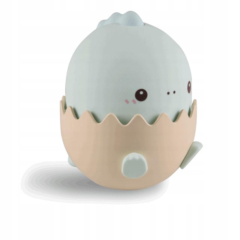 Lampka nocna dekoracyjna LED BABY DINO niebieska RGB akumulator+przewód USB