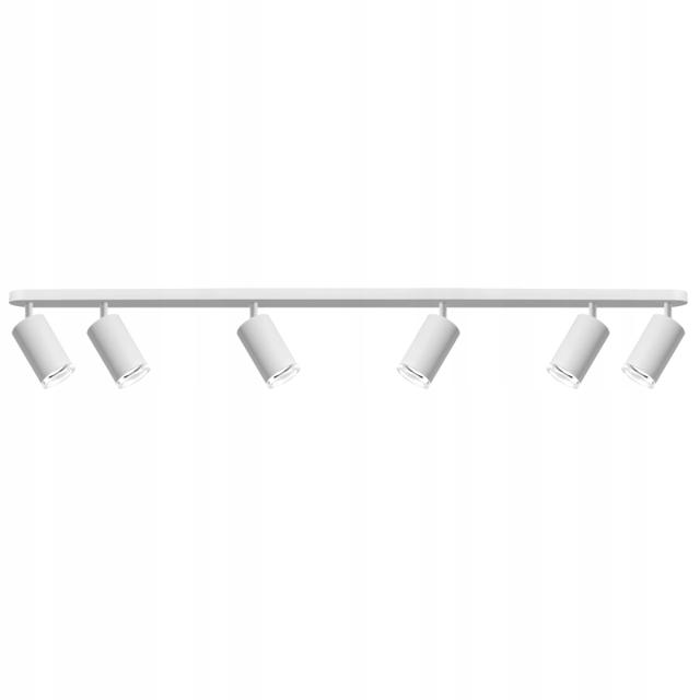 Lampa ścienno-sufitowa TURYN 6xGU10 IP44 biała