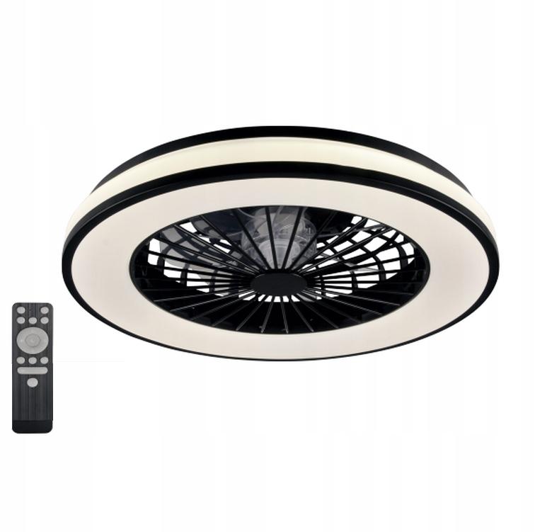 Plafon LED KENYA 48W 3000-6500K + wentylator 15W z pilotem IR