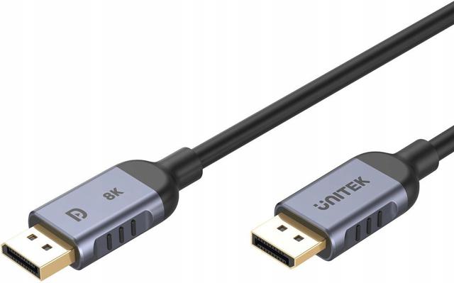 Kabel DisplayPort Unitek 1.4 8k 60hz, 4k 240hz, HDR, HDCP 2.3, DSC 1.2, 1,5