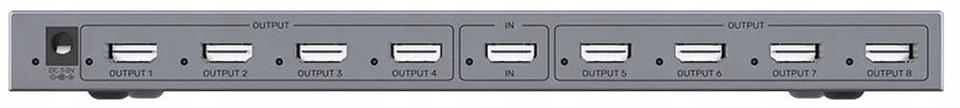 Unitek Rozgałęźnik sygnału HDMI 1 IN-8 OUT 4K